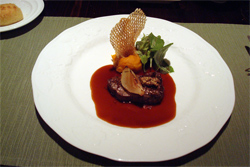 道産牛フィレ肉の網焼き